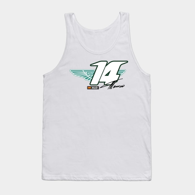 Formula 1 - Fernando Alonso Number. Tank Top by Tad